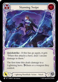 Stunning Swipe (Blue) - Omens of the Third Age (OMN) #OMN076 - Common Flesh and Blood Trading Card