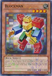 Blockman (Mosaic Rare) trading card from Battle Pack 2: War of the Giants Blockman (Mosaic Rare) - Battle Pack 2: War of the Giants YuGiOh trading card