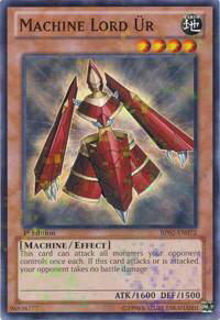 Machine Lord Ur (Mosaic Rare) - Battle Pack 2: War of the Giants (BP02) #BP02-EN072 - Rare YuGiOh Trading Card