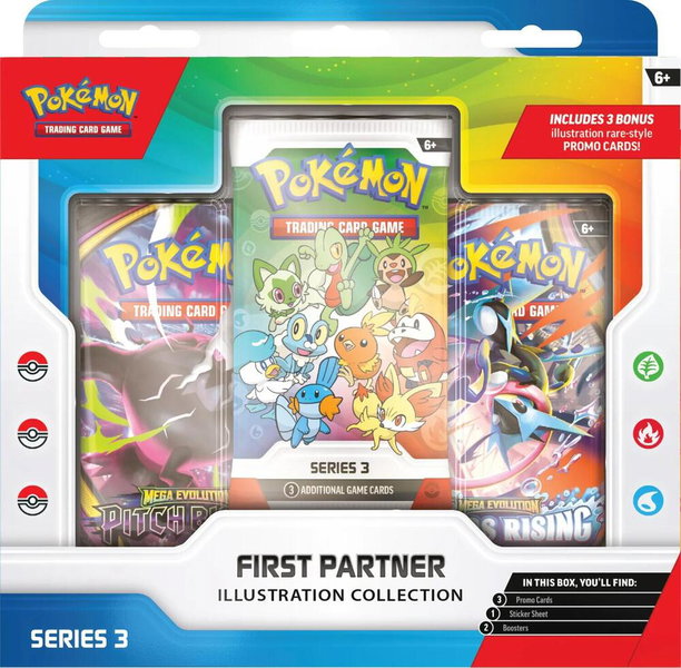 First Partner Illustration Collection (Series 3) trading card from First Partner Collection 2026 First Partner Illustration Collection (Series 3) - First Partner Collection 2026 Pokémon trading card