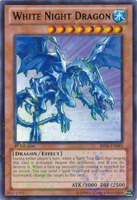 White Night Dragon (Mosaic Rare) - Battle Pack 2: War of the Giants YuGiOh trading card