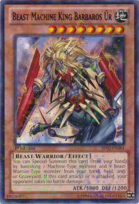 Beast Machine King Barbaros Ur (Mosaic Rare) trading card from Battle Pack 2: War of the Giants Beast Machine King Barbaros Ur (Mosaic Rare) - Battle Pack 2: War of the Giants YuGiOh trading card