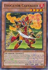 Evocator Chevalier (Mosaic Rare) trading card from Battle Pack 2: War of the Giants Evocator Chevalier (Mosaic Rare) - Battle Pack 2: War of the Giants YuGiOh trading card