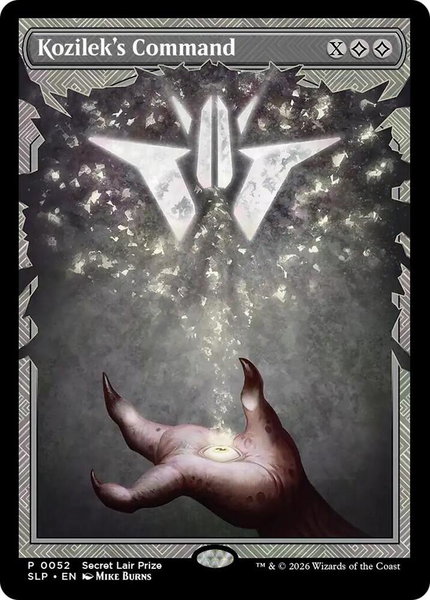 Kozilek's Command - Secret Lair Showdown Magic: The Gathering trading card