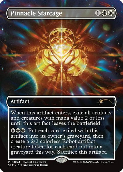 Pinnacle Starcage trading card from Secret Lair Showdown Pinnacle Starcage - Secret Lair Showdown Magic: The Gathering trading card