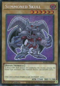 Summoned Skull - Battles of Legend: Glorious Gallery (BLGG) #BLGG-EN001 - Secret Rare YuGiOh Trading Card