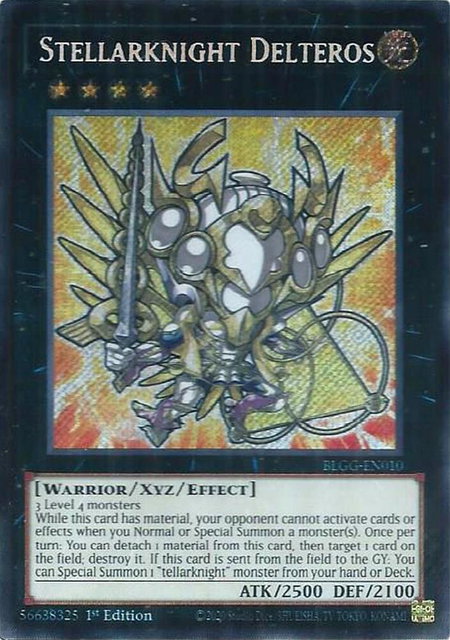 Stellarknight Delteros - Battles of Legend: Glorious Gallery YuGiOh trading card