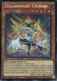 Tellarknight Cygnian - Battles of Legend: Glorious Gallery (BLGG) #BLGG-EN017 - Secret Rare YuGiOh Trading Card