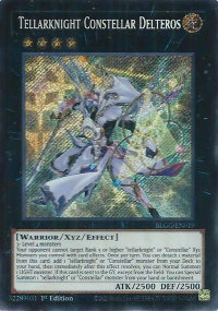 Tellarknight Constellar Delteros - Battles of Legend: Glorious Gallery (BLGG) #BLGG-EN019 - Secret Rare YuGiOh Trading Card
