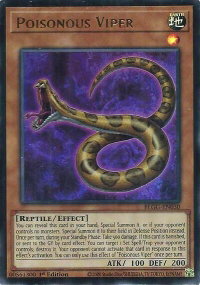 Poisonous Viper - Battles of Legend: Glorious Gallery (BLGG) #BLGG-EN030 - Ultra Rare YuGiOh Trading Card