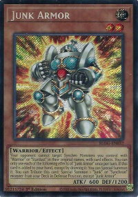 Junk Armor - Battles of Legend: Glorious Gallery (BLGG) #BLGG-EN032 - Secret Rare YuGiOh Trading Card