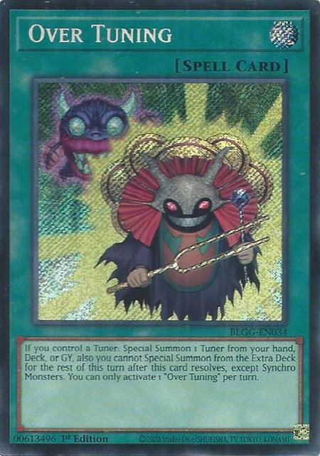 Over Tuning - Battles of Legend: Glorious Gallery YuGiOh trading card