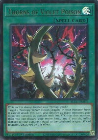 Thorns of Violet Poison - Battles of Legend: Glorious Gallery (BLGG) #BLGG-EN039 - Ultra Rare YuGiOh Trading Card