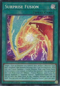 Surprise Fusion - Battles of Legend: Glorious Gallery (BLGG) #BLGG-EN041 - Secret Rare YuGiOh Trading Card