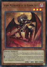 Scarm, Malebranche of the Burning Abyss - Battles of Legend: Glorious Gallery (BLGG) #BLGG-EN062 - Ultra Rare YuGiOh Trading Card