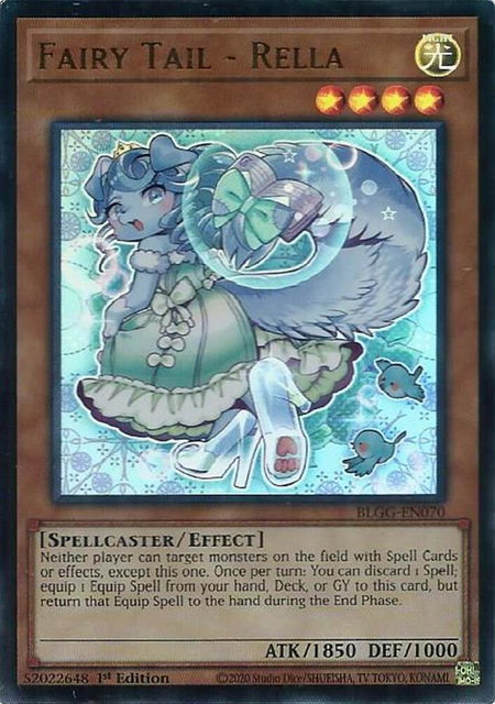 Fairy Tail - Rella - Battles of Legend: Glorious Gallery YuGiOh trading card