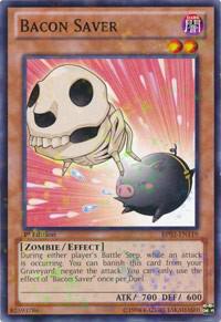 Bacon Saver (Mosaic Rare) - Battle Pack 2: War of the Giants YuGiOh trading card