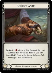 Seeker's Mitts - Silver Age Chapter 3 #SBZ006 - Common Flesh and Blood Trading Card