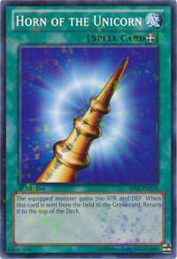 Horn of the Unicorn (Mosaic Rare) - Battle Pack 2: War of the Giants YuGiOh trading card