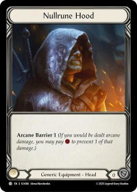 Nullrune Hood - Silver Age Chapter 3 #SLY006 - Common Flesh and Blood Trading Card