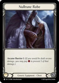 Nullrune Robe - Silver Age Chapter 3 #SLY008 - Common Flesh and Blood Trading Card