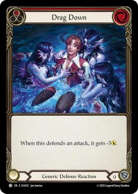 Drag Down (Red) - Silver Age Chapter 3 #SLY012 - Common Flesh and Blood Trading Card