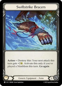 Swiftstrike Bracers - Silver Age Chapter 3 #SBA008 - Common Flesh and Blood Trading Card