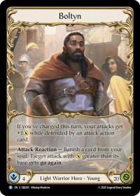 Boltyn - Silver Age Chapter 3 #SBL001 - Rare Flesh and Blood Trading Card