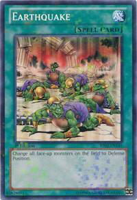 Earthquake (Mosaic Rare) - Battle Pack 2: War of the Giants (BP02) #BP02-EN145 - Rare YuGiOh Trading Card
