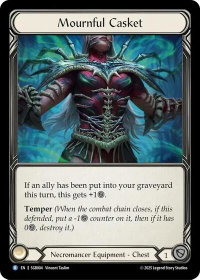 Mournful Casket - Silver Age Chapter 3 #SGB004 - Rare Flesh and Blood Trading Card