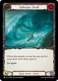 Saltwater Swell (Red) - Silver Age Chapter 3 #SGB012 - Rare Flesh and Blood Trading Card