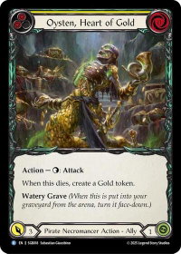 Oysten, Heart of Gold (Yellow) - Silver Age Chapter 3 #SGB018 - Rare Flesh and Blood Trading Card