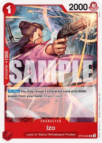 Izo - The Time of Battle (OP16) #OP16-002 - Uncommon One Piece Trading Card