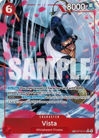 Vista (TR) - The Time of Battle (OP16) #OP16-011 - Treasure Rare One Piece Trading Card