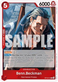 Benn.Beckman - The Time of Battle (OP16) #OP16-012 - Rare One Piece Trading Card