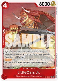 LittleOars Jr. - The Time of Battle (OP16) #OP16-017 - Rare One Piece Trading Card