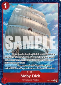 Moby Dick (Alternate Art) - The Time of Battle (OP16) #OP16-021 - Rare One Piece Trading Card