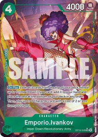 Emporio.Ivankov (026) (Alternate Art) - The Time of Battle (OP16) #OP16-026 - Super Rare One Piece Trading Card