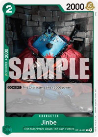 Jinbe (027) - The Time of Battle (OP16) #OP16-027 - Rare One Piece Trading Card