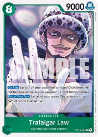 Trafalgar Law (030) - The Time of Battle (OP16) #OP16-030 - Rare One Piece Trading Card