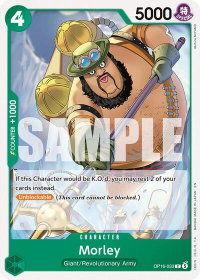 Morley - The Time of Battle (OP16) #OP16-033 - Common One Piece Trading Card
