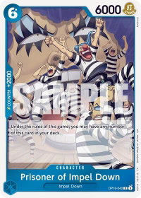 Prisoner of Impel Down - The Time of Battle (OP16) #OP16-042 - Rare One Piece Trading Card