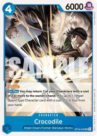 Crocodile - The Time of Battle (OP16) #OP16-045 - Uncommon One Piece Trading Card