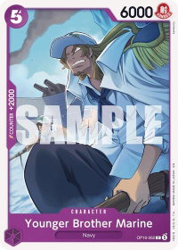 Younger Brother Marine - The Time of Battle (OP16) #OP16-062 - Common One Piece Trading Card