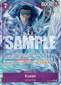 Kuzan (Alternate Art) - The Time of Battle (OP16) #OP16-063 - Rare One Piece Trading Card