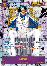 Kuzan (Manga) - The Time of Battle (OP16) #OP16-063 - Rare One Piece Trading Card
