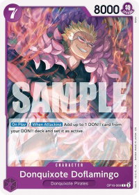 Donquixote Doflamingo (069) - The Time of Battle (OP16) #OP16-069 - Common One Piece Trading Card