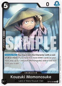 Kouzuki Momonosuke (084) - The Time of Battle (OP16) #OP16-084 - Uncommon One Piece Trading Card