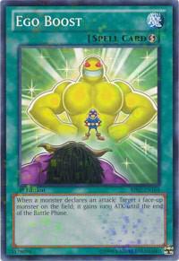 Ego Boost (Mosaic Rare) trading card from Battle Pack 2: War of the Giants Ego Boost (Mosaic Rare) - Battle Pack 2: War of the Giants YuGiOh trading card