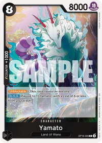 Yamato (096) - The Time of Battle (OP16) #OP16-096 - Rare One Piece Trading Card